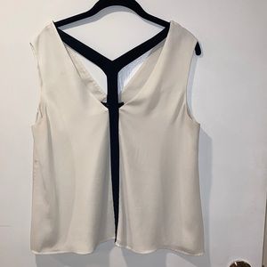 BCBGMAXAZRIA color-block blouse